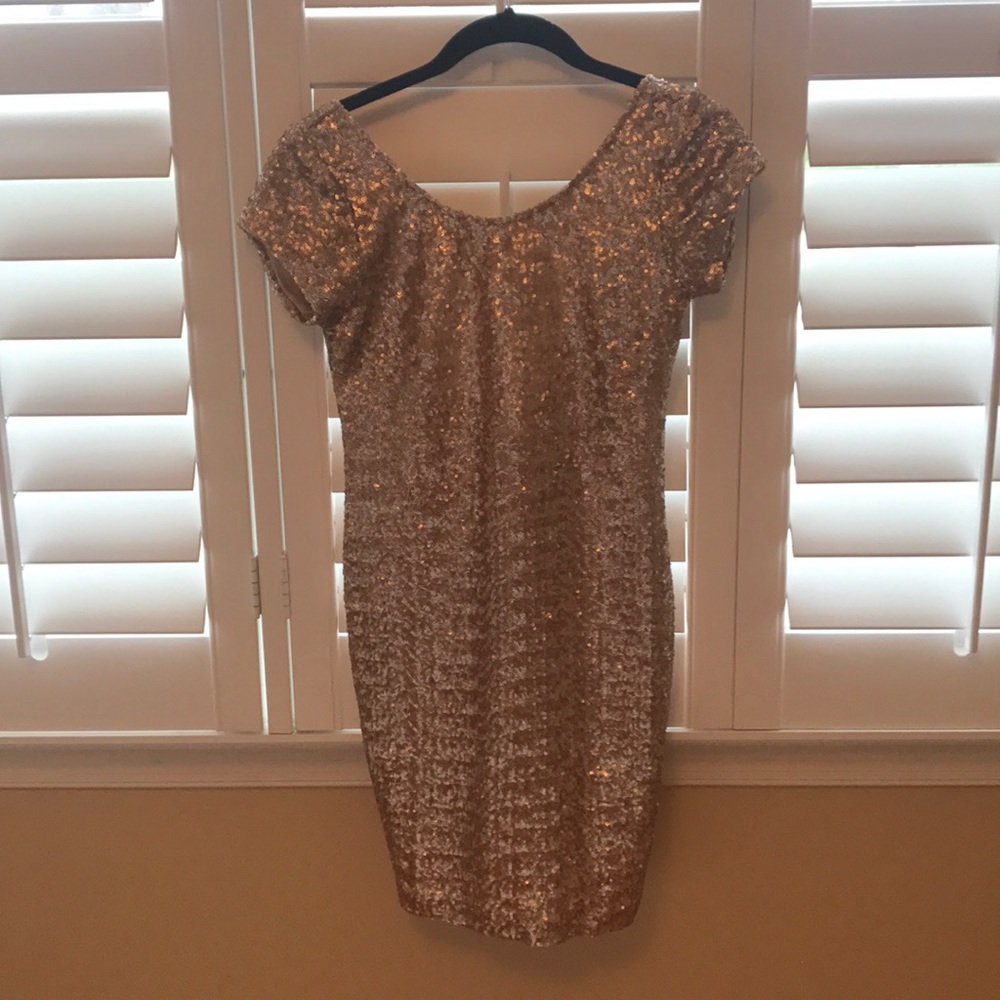 Perfect holiday sequin dress. Free people